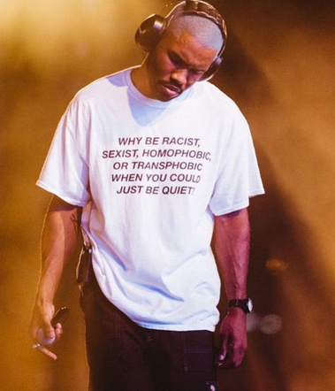 why be racist, sexist, homophobic, or transphobic when you can just be quiet - Frank Ocean quote.